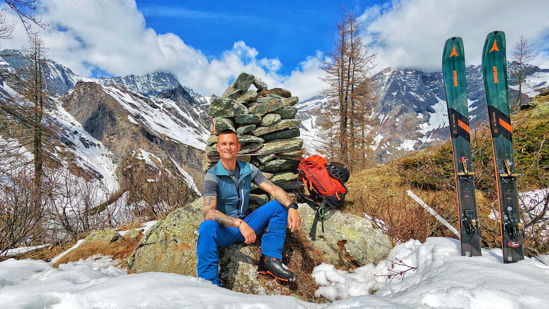 Lennart Junior Sillen in montagna