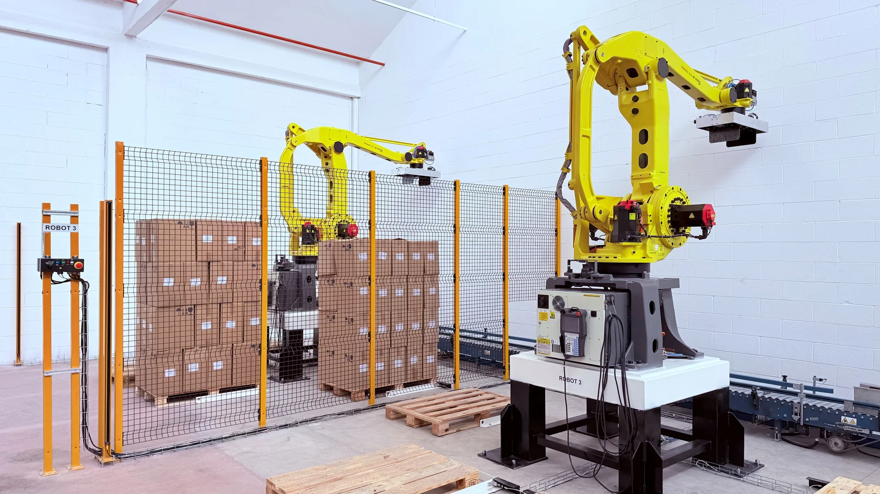 Pallettizzazione automatica con QR code
